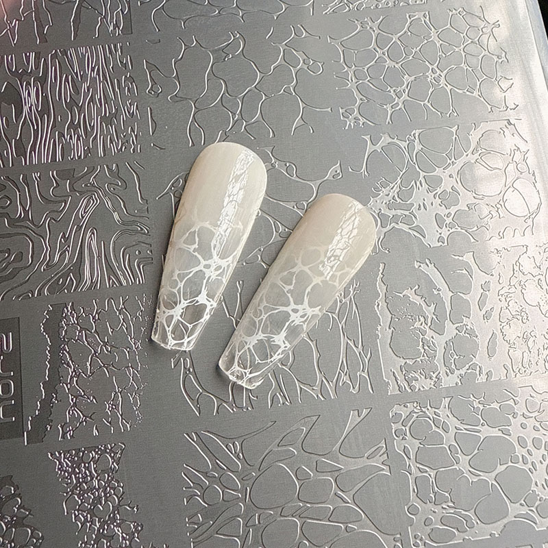 Nail Art Stamping Kit - XMQ NAIL ART STEMPELING PLATES BUBBLES