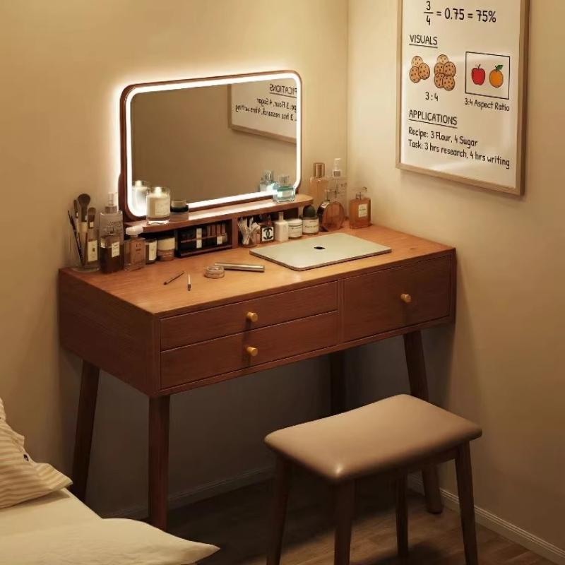 Beauty Without Makeup - Mid Century Vintage kaptafel make-up slaapkamer