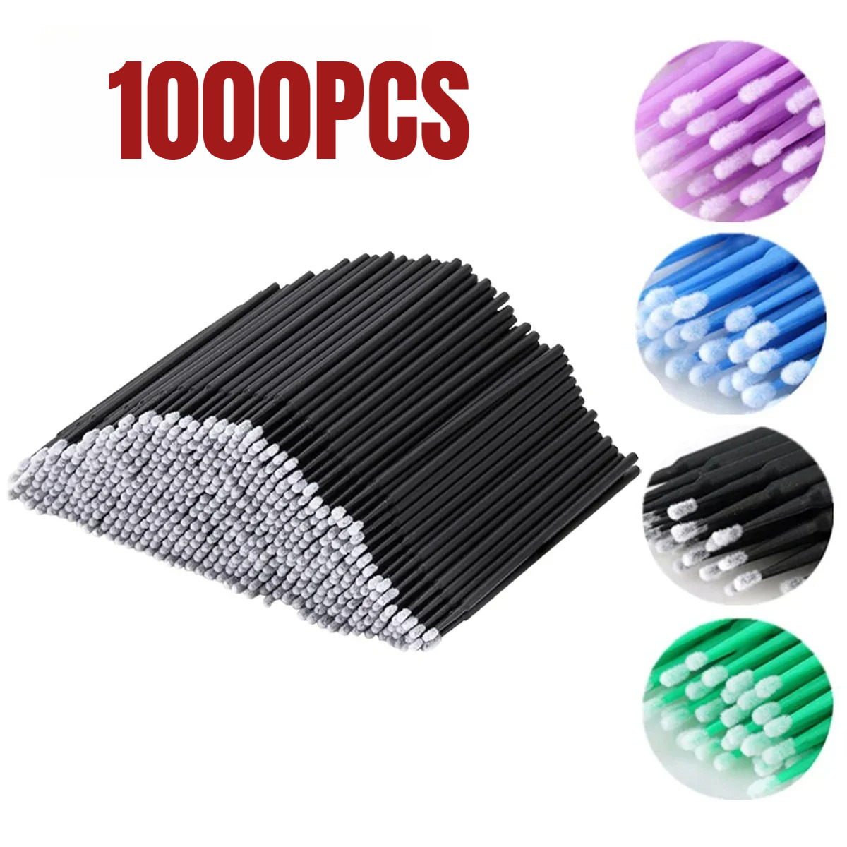 Beauty And Makeup Quotes - 1000/500PCS Wimperreinigingsborstel Zeer Kleurrijke Schoonheid Make-up