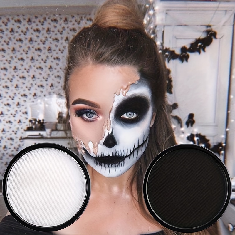 Beauty Makeup Pictures - 30G Wateroplosbaarheid Monochromatische Body Paint Zwart-wit