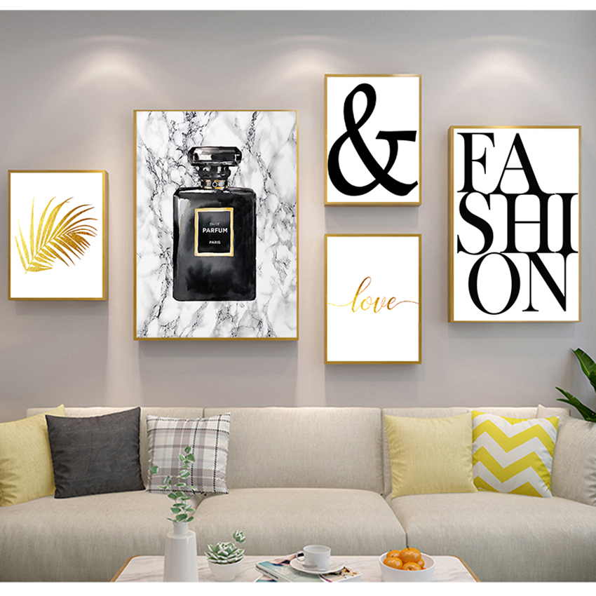 Beauty Of Makeup Quotes - Lippenstiftfoto's Slaapkamerdecoratie Woondecoratie Parfum Make-up Posters