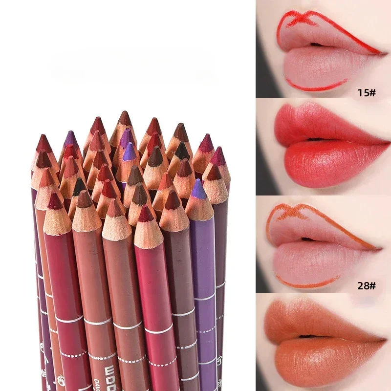 Beauty Flower Makeup - Gekleurde Lip Liner Potlood Zwarte Roos
