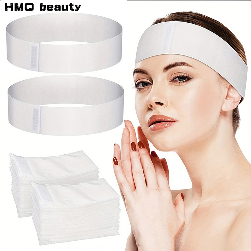 Woman Beauty Makeup - 100/50/10 Stuks Wegwerp Gezichtshoofdbanden Spa Stretch