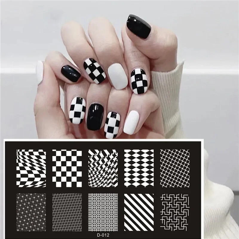 Nail Art Stamping Kit - 1Pc Nail Stempelen Platen Set Diy