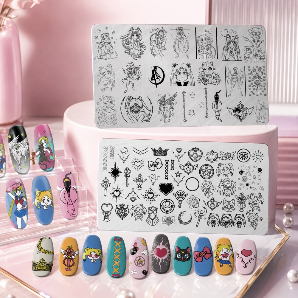 Sailor Moon Anime nagelstempel - Nail Art Stamping Kit recensie en prijs