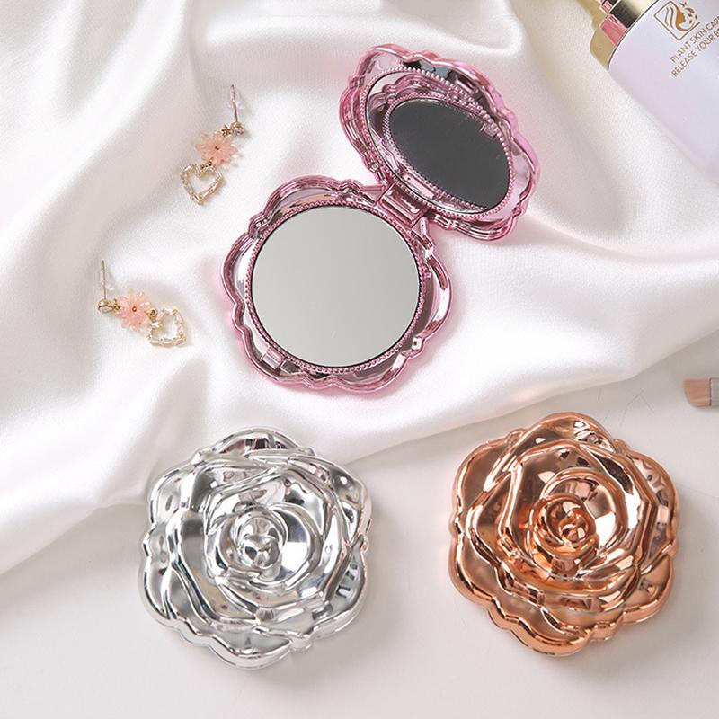Draagbare Mini Spiegel Retro R - Beauty Flower Makeup recensie en prijs