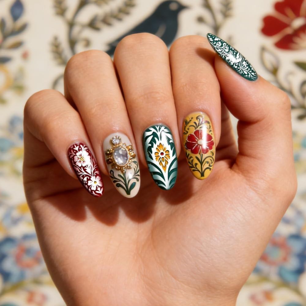 3 stuks bloemen nagelstempelpl - Nail Art Stamping Kit recensie en prijs