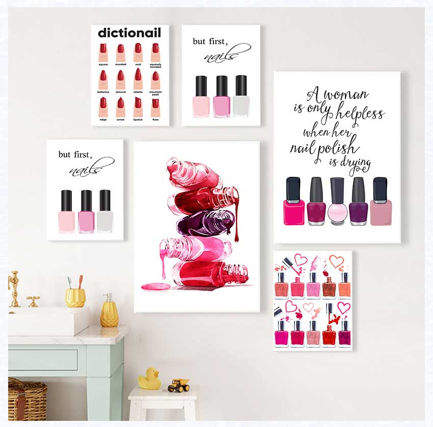 Kunstposters en prints Nagelst - Beauty Of Makeup Quotes recensie en prijs