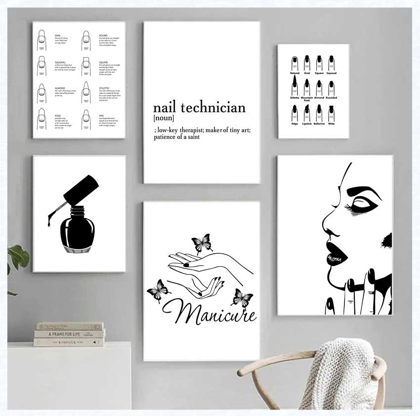 Kunstposters en prints Nagelst - Beauty Of Makeup Quotes recensie en prijs