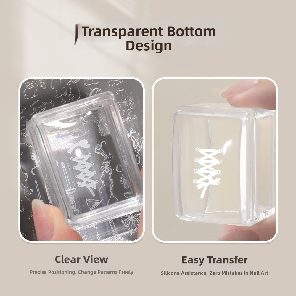 Nieuwe Transparante Nagelstemp - Nail Art Stamping Kit recensie en prijs
