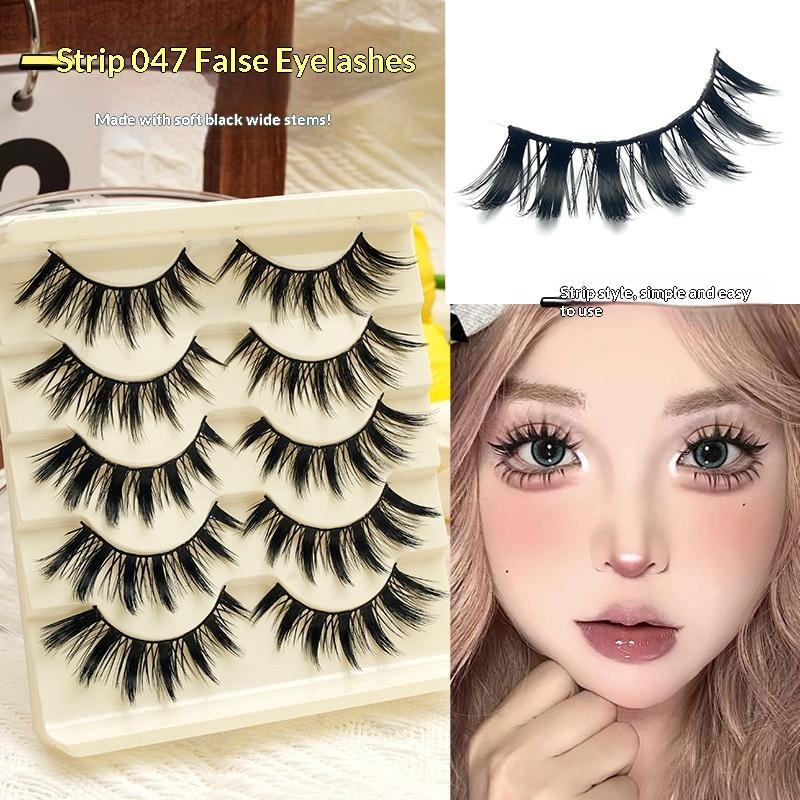 5 paar Manga Wimpers Cosplay N - False Eyelashes Natural recensie en prijs