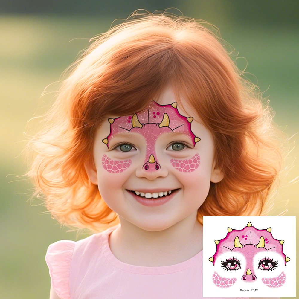 10 vellen glitter dier gezicht - Beauty Makeup Pictures recensie en prijs