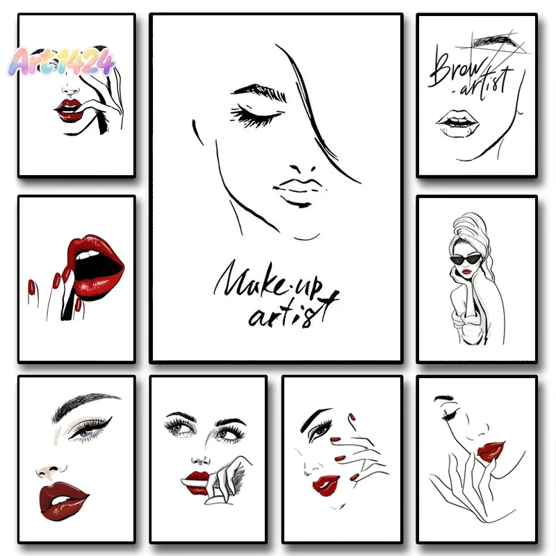 Mode Make-up Poster Sexy Schoo - Beauty Of Makeup Quotes recensie en prijs