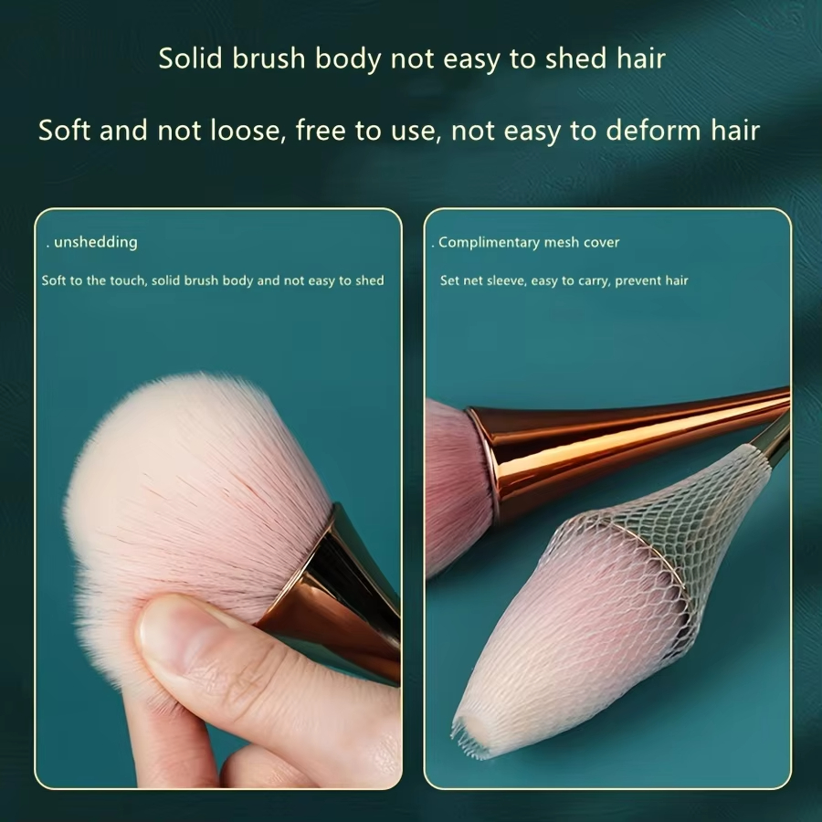 Rose Golden Fan Make-upborstel - Beauty Flower Makeup recensie en prijs