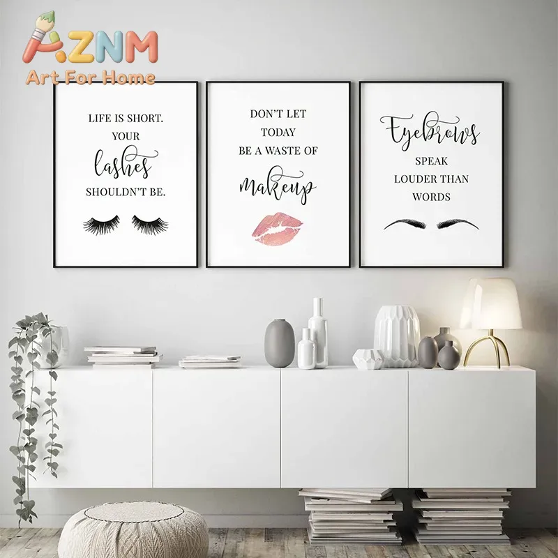 Make-up Quotes Poster Wimper W - Beauty Of Makeup Quotes recensie en prijs