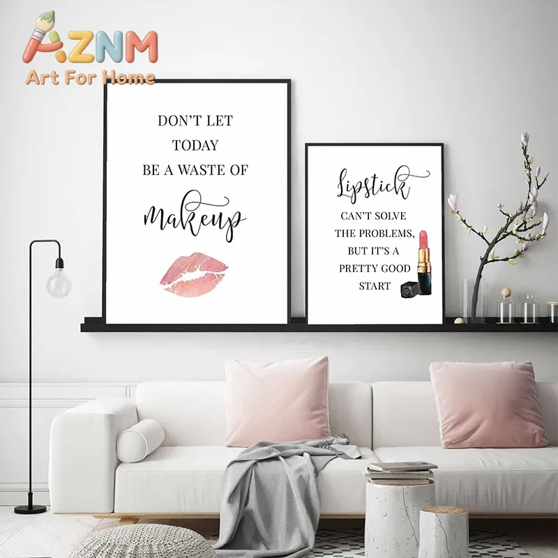 Make-up Quotes Poster Wimper W - Beauty Of Makeup Quotes recensie en prijs