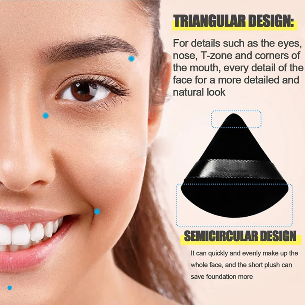 2/6 Stuks Driehoek Poederdons  - Beauty Blender In Makeup recensie en prijs