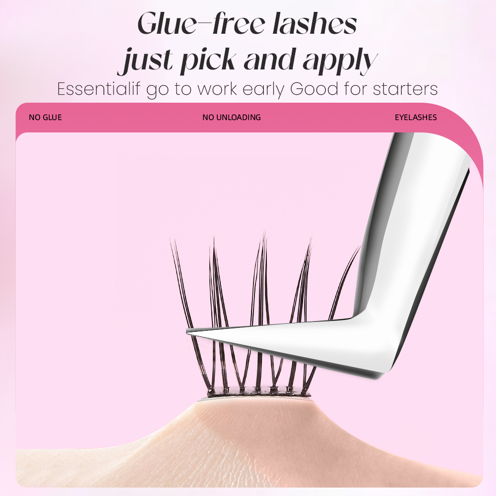 Yelix 5 Sets Lijmvrije Kunstwi - False Eyelashes Natural recensie en prijs