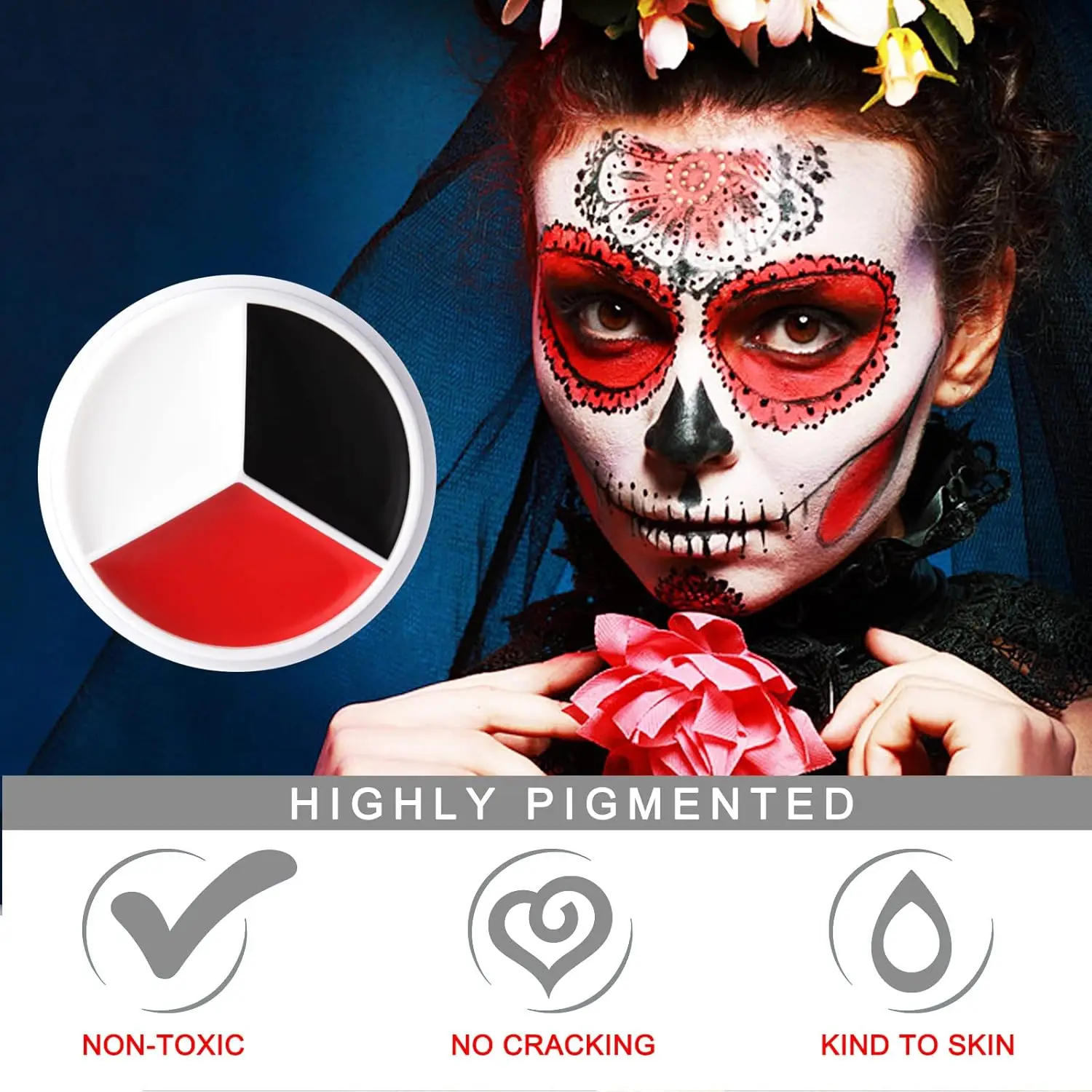 Halloween make-up palet gezich - Beauty Makeup Pictures recensie en prijs