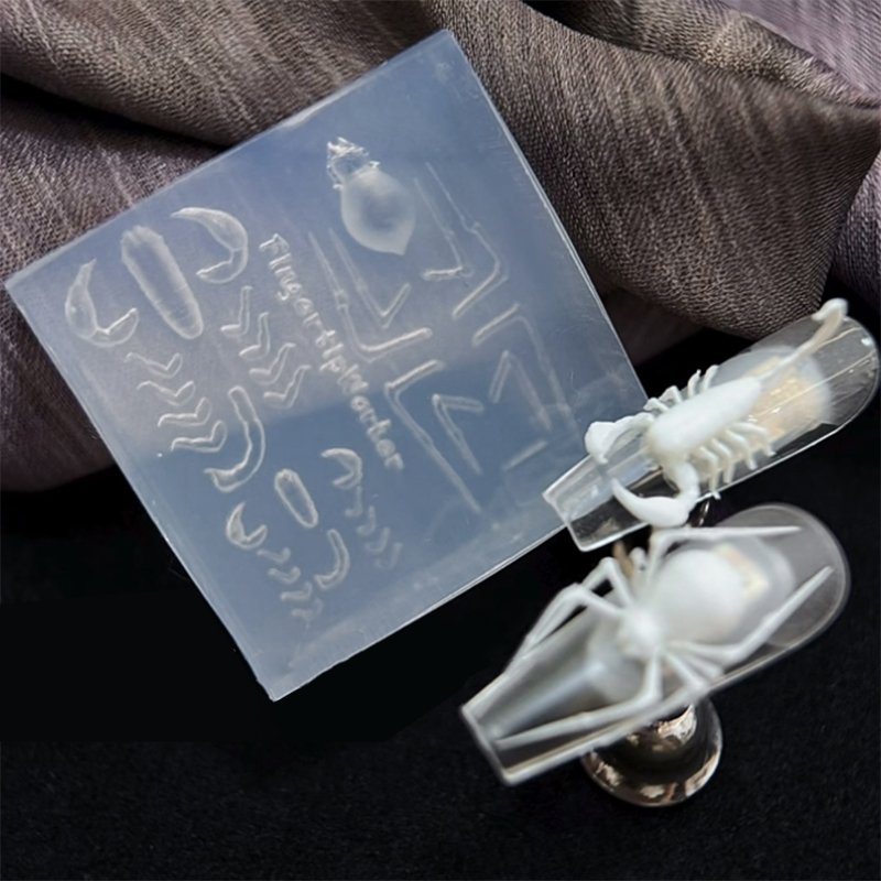 3D Spider Scorpion Siliconen N - Nail Art Stamping Kit recensie en prijs