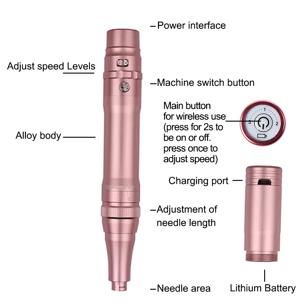 Zwart / Rose Gold draadloze pe - Beauty Flower Makeup recensie en prijs