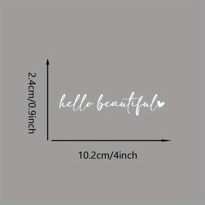 Beauty Quote Sticker Set 2PCS  - Beauty Of Makeup Quotes recensie en prijs